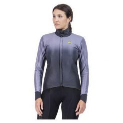 Kurtka rowerowa damska Alé Gradient grigio. Szare kurtki sportowe ALÉ CYCLING, m, bez wzorów, bez kaptura, rowerowe. Za 449.99 zł.