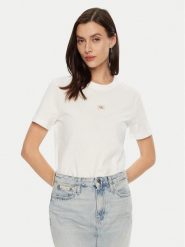 Calvin Klein Jeans T-Shirt J20J225084 Biały Regular Fit. Białe t-shirty Calvin Klein Jeans, xs, bez wzorów, z bawełny, bez kołnierzyka, bez ramiączek. Za 109.99 zł.