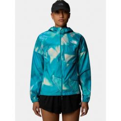 Wiatrówka damska The North Face W Higher Run. Niebieskie kurtki sportowe The North Face, bez wzorów, z softshellu, bez kaptura, trekkingowe. Za 437.70 zł.