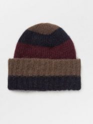 Becksöndergaard Czapka beanie w kolorze brązowo-bordowym rozmiar: onesize. Brązowe czapki Becksöndergaard, bez wzorów, z materiału. Za 217.99 zł.