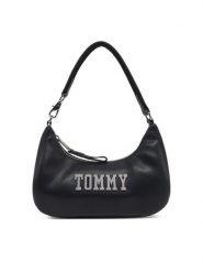 Tommy Jeans Torebka Tjw Everywhere Shoulder Bag AW0AW17364 Czarny. Czarne torebki klasyczne Tommy Jeans, bez wzorów, z jeansu, bez dodatków. Za 229.99 zł.