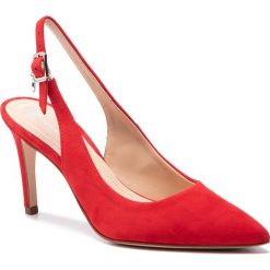 Sandały SOLO FEMME - 75414-88-G13/000-05-00 Czerwony. Czerwone sandały Solo Femme, bez wzorów, ze skóry, eleganckie, bez obcasa, na obcasie, bez zapięcia. W wyprzedaży za 239.00 zł.