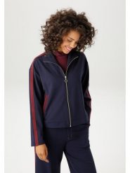 Aniston Bluza w kolorze granatowym rozmiar: 46. Niebieskie bluzy Aniston, bez wzorów, bez kaptura. Za 104.39 zł.