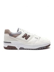 New Balance Skórzane sneakersy "BB550" w kolorze biało-brązowym rozmiar: 41,5. Białe trampki New Balance, bez wzorów, z materiału, bez zapięcia. Za 368.96 zł.