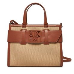 Torebka Armani Exchange. Brązowe torebki klasyczne Armani Exchange, bez wzorów, bez dodatków. Za 799.99 zł.