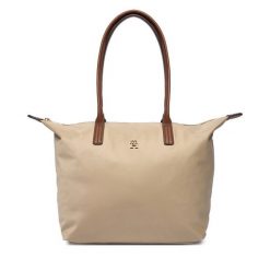 Torebka Tommy Hilfiger. Brązowe torebki klasyczne TOMMY HILFIGER, bez wzorów, bez dodatków. Za 339.99 zł.