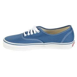Vans Authentic, Niebieski. Niebieskie trampki Vans, bez wzorów, z materiału, bez zapięcia. Za 343.99 zł.
