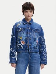 Desigual Kurtka jeansowa Misouri 25SWED55 Niebieski Regular Fit. Niebieskie kurtki Desigual, m, bez wzorów, z bawełny, bez kaptura. Za 389.99 zł.