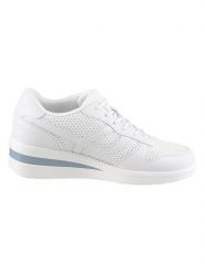 Heine Sneakersy w kolorze białym na koturnie rozmiar: 40. Białe trampki Heine, bez wzorów, bez zapięcia. Za 86.95 zł.