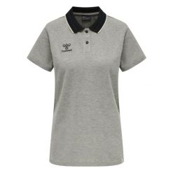 Damska koszulka polo Hummel Move. Szare bluzki Hummel, l, bez wzorów, sportowe, bez kołnierzyka, bez ramiączek. Za 141.50 zł.