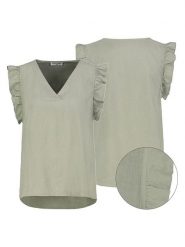 Eight2Nine Bluzka w kolorze miętowym rozmiar: XL. Zielone bluzki Eight2Nine, xl, bez wzorów, bez kołnierzyka, bez ramiączek. Za 82.99 zł.