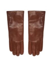Weekend Max Mara Rękawiczki Damskie Senapeshort 2525566035 Brązowy. Brązowe rękawiczki Weekend Max Mara, bez wzorów, ze skóry. Za 669.99 zł.