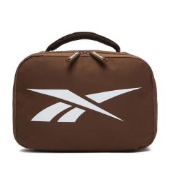 Kosmetyczka Reebok. Brązowe kufry i kosmetyczki Reebok, bez wzorów, z materiału, bez dodatków. Za 79.99 zł.