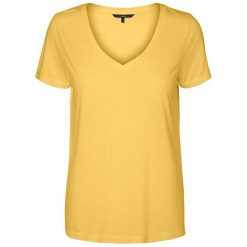 Vero Moda Koszulka damska Spicy V-neck Ss Top Color Yarrow (rozmiar S). Bluzki Vero Moda, s, bez wzorów, bez kołnierzyka, bez ramiączek. W wyprzedaży za 28.00 zł.