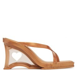 Japonki Melissa. Żółte klapki Melissa, bez wzorów, bez obcasa. Za 469.99 zł.