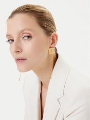Elisabetta Franchi Kolczyki OR-12M-56E2-V140 Złoty. Żółte kolczyki Elisabetta Franchi, metalowe. Za 609.99 zł.