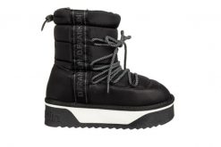 Śniegowce D Franklin Boots Nordic V2 Bomb Black 206005, Czarny, Materiał - 38. Czarne trapery i śniegowce D.Franklin, z gumy, za kostkę. W wyprzedaży za 224.10 zł.