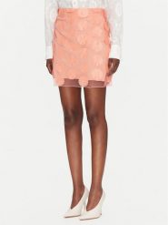 Bruuns Bazaar Spódnica mini Joannas BBW4545 Koralowy Regular Fit. Pomarańczowe spódnice Bruuns Bazaar, bez wzorów, z syntetyku, mini. Za 599.99 zł.