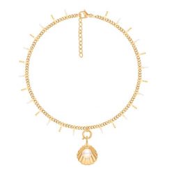 Bransoletka Margot z białą emalią z zawieszką Venus. Białe bransoletki Lilou, pozłacane. Za 237.00 zł.