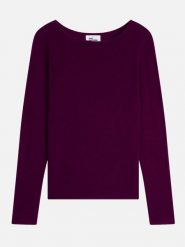 Just Cashmere Kaszmirowy sweter "Grace" w kolorze fioletowym rozmiar: XL. Różowe swetry Just Cashmere, xl, bez wzorów, z kaszmiru, bez ramiączek. Za 332.24 zł.