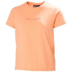 Koszulka damska Helly Hansen Core 2.0. Brązowe koszulki sportowe Helly Hansen, bez wzorów, z bawełny, bez ramiączek. Za 172.50 zł.