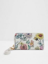 Aldo Portfel w kolorze białym ze wzorem - 18 x 11 x 2 cm rozmiar: onesize. Białe portfele Aldo, bez wzorów, z materiału. Za 82.99 zł.