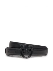 Pinko Pasek Damski Love Berry H2 Belt. PE 24 PLT01 100143 A1K2 Czarny. Czarne paski Pinko, bez wzorów, ze skóry. Za 289.99 zł.