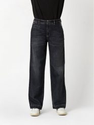 Rosner Dżinsy - Loose fit - w kolorze czarnym rozmiar: 44/L32. Czarne jeansy Rosner, l, z aplikacjami, z podwyższonym stanem. Za 249.95 zł.
