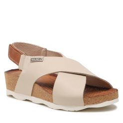 Sandały Pikolinos. Sandały Pikolinos, bez wzorów, bez obcasa, na płaskiej podeszwie, bez zapięcia. Za 339.99 zł.