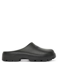 Pepe Jeans Klapki Sun Beach PLS70161 Czarny. Czarne klapki Pepe Jeans, bez wzorów, z jeansu, bez obcasa. Za 109.99 zł.