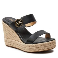 Espadryle MICHAEL Michael Kors. Czarne espadryle MICHAEL Michael Kors, bez wzorów, bez obcasa, bez zapięcia. Za 519.99 zł.
