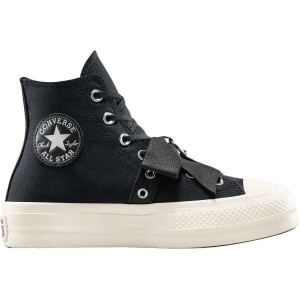 Buty sportowe Converse Converse Chuck Taylor All Star Lift. Czarne obuwie sportowe Converse, bez wzorów, bez zapięcia. Za 400.50 zł.