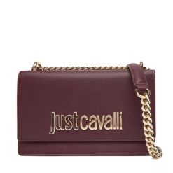 Torebka Just Cavalli. Fioletowe torebki klasyczne Just Cavalli, bez wzorów, bez dodatków. Za 799.99 zł.