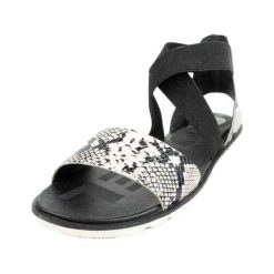 Sandały Damskie Skóra Pełnoziarnista Ella II. Czarne sandały Sorel, bez wzorów, ze skóry, sportowe, bez obcasa, bez zapięcia. Za 329.99 zł.