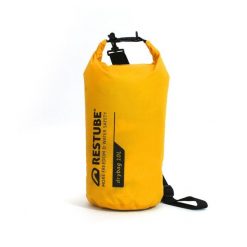 Wodoodporna torba RESTUBE Drybag 10 l z paskiem na ramię, żółta. Żółte torby na ramię RESTUBE, bez wzorów, sportowe, na ramię, bez dodatków. Za 74.90 zł.