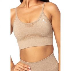 Biustonosz fitenss Carpatree Vibe Seamless. Brązowe bielizna sportowa Carpatree, xs, bez wzorów. Za 89.99 zł.