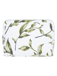 Sauter Kosmetyczka w kolorze biało-zielonym - 20 x 14 cm rozmiar: onesize. Białe kufry i kosmetyczki Sauter, bez wzorów, z materiału, bez dodatków. Za 78.47 zł.