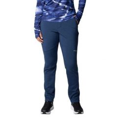 Spodnie Damskie Vest Canyon Softshell High Rise. Niebieskie spodnie narciarskie Columbia, bez wzorów, z softshellu, trekkingowe. Za 475.99 zł.