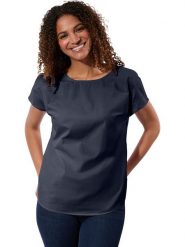 WITT WEIDEN Bluzka w kolorze granatowym rozmiar: 48. Niebieskie bluzki WITT WEIDEN, bez wzorów, bez kołnierzyka, bez ramiączek. Za 34.99 zł.