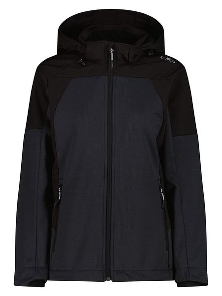 Cmp Kurtka softshellowa w kolorze czarnym rozmiar: 40. Czarne kurtki sportowe CMP, m, bez wzorów, z tkaniny, bez kaptura, outdoorowe. Za 159.95 zł.