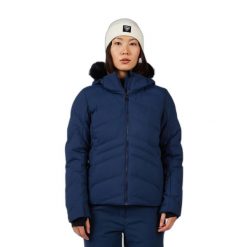 Damska kurtka narciarska Rossignol Staci. Niebieskie kurtki narciarskie Rossignol, bez wzorów, bez kaptura, narciarskie. Za 1,363.00 zł.