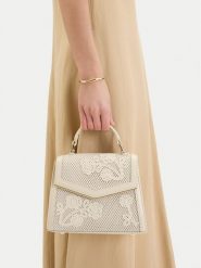 Nine West Torebka CEO-Wall Street Glow-KY318 Beżowy. Brązowe torebki klasyczne Nine West, bez wzorów, z materiału, bez dodatków. Za 249.99 zł.