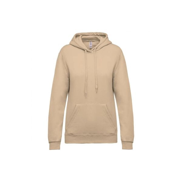 Bluza damska z kapturem Kariban. Białe bluzy KARIBAN, xs, bez wzorów, z bawełny, z kapturem. Za 121.50 zł.