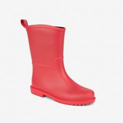 Damskie kalosze Coqui Emma futrzane, wodoodporne. Czerwone kalosze Coqui, bez wzorów, z futra. Za 147.99 zł.