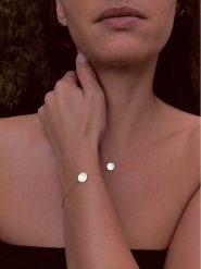 OR Carats Złoty naszyjnik z elementem ozdobnym - dł. 40 cm rozmiar: onesize. Żółte naszyjniki OR Carats, z perłą, złote. Za 1,000.99 zł.