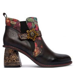 Botki Laura Vita. Czarne botki Laura Vita, bez wzorów, bez obcasa, na słupku, bez zapięcia. Za 599.99 zł.