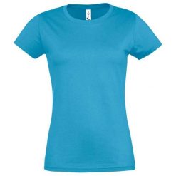 Koszulka Imperial Dla Kobiet. Niebieskie bluzki SOL'S, s, bez wzorów, sportowe, bez kołnierzyka, bez ramiączek. Za 38.99 zł.
