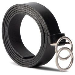 Lasocki 2W2-002-AW20 Czarny. Czarne paski Lasocki, bez wzorów, ze skóry. Za 59.99 zł.