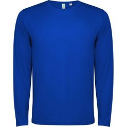 Koszulka Z Długim Rękawem Unisex Dla Dorosłych Estoril. Niebieskie bluzki ROLY, bez wzorów, sportowe, bez kołnierzyka, bez ramiączek. Za 35.99 zł.
