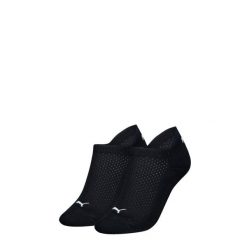 Skarpety damskie PUMA Cushioned Sneaker 2 pary. Czarne skarpety Puma, bez wzorów, z materiału. Za 39.99 zł.